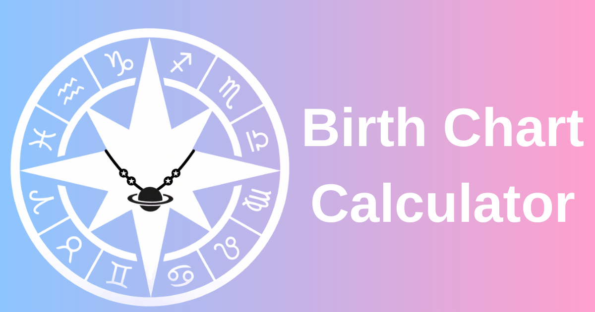 Free birth chart calculator showing natal chart wheel, planetary positions, and 12 astrology houses