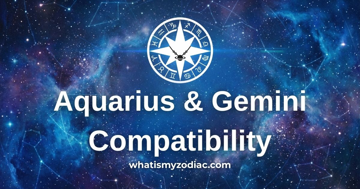 Aquarius and Gemini astrology air signs connection