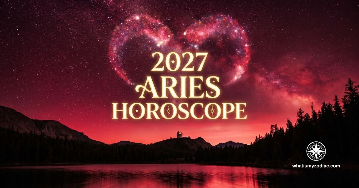 Aries 2027 annual horoscope — Saturn and Neptune forge identity, Jupiter in Leo ignites creativity and romance, landmark Leo-Aquarius eclipses