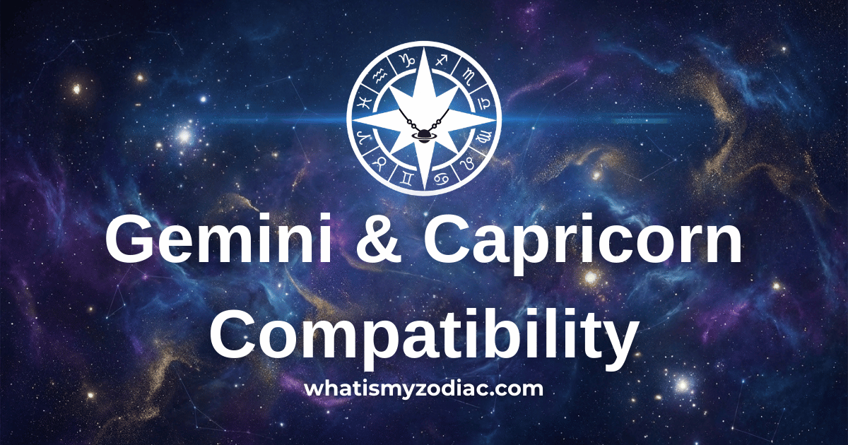 Gemini and Capricorn astrology air and earth dynamic