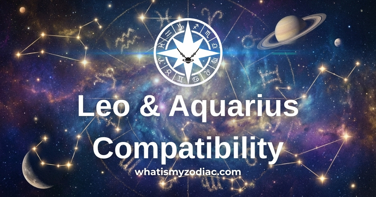 Leo and Aquarius astrology fire and air sister signs
