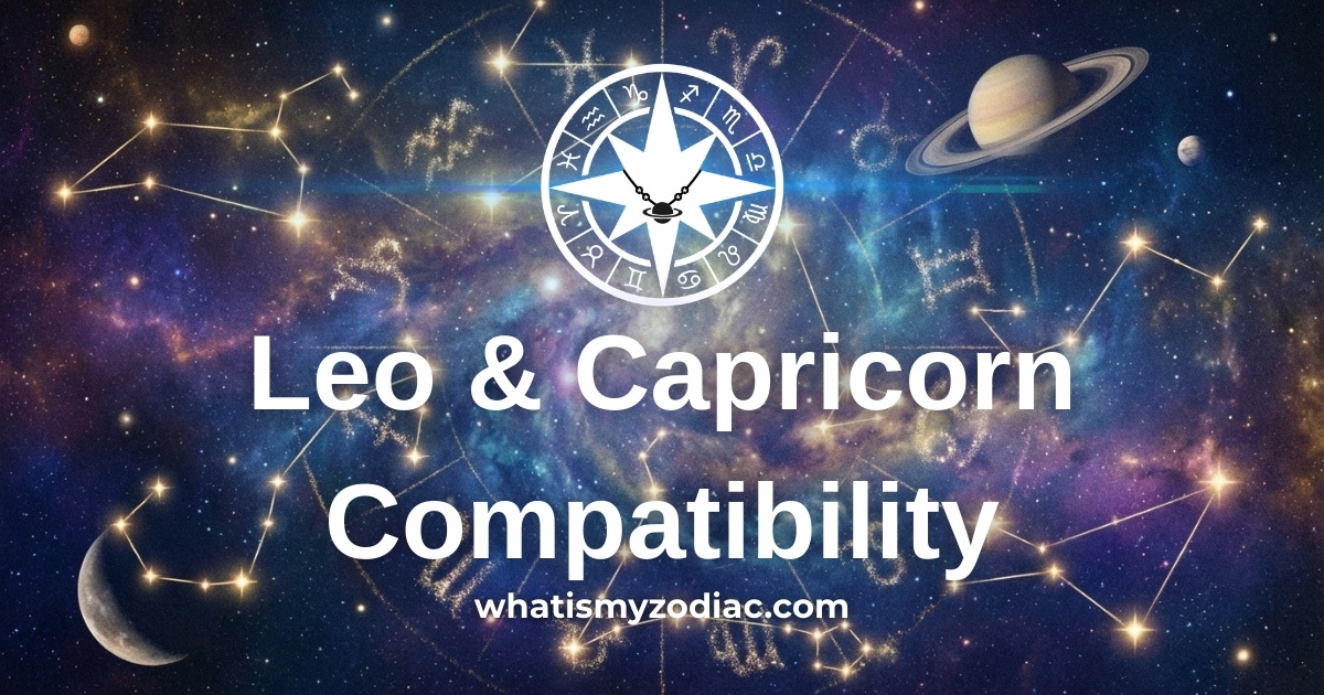 Leo and Capricorn astrology fire and earth dynamic