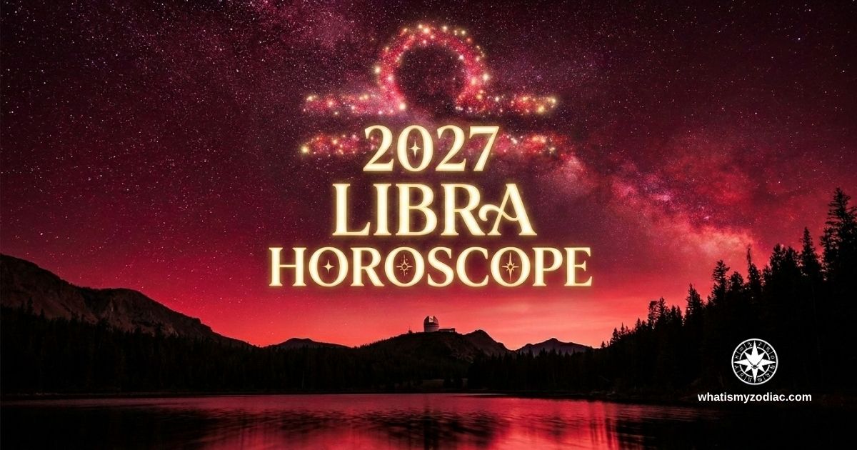 Libra 2027 annual horoscope — Saturn and Neptune test partnerships in the 7th house, Jupiter in Leo expands the 11th house community, Uranus liberates the 9th house philosophy