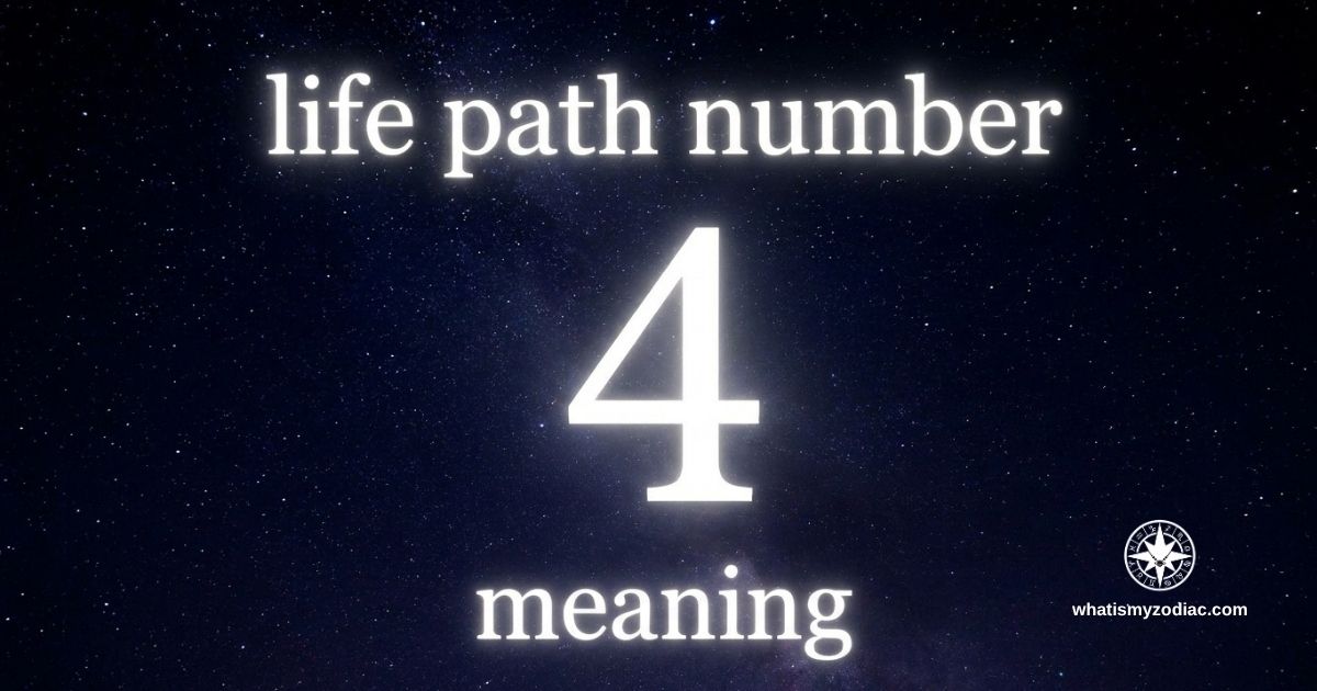 Life Path Number 4 Meaning
