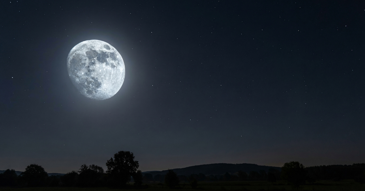 Waning Gibbous Moon decreasing light night sky astrology sharing integration